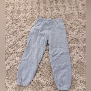Aritzia blue joggers